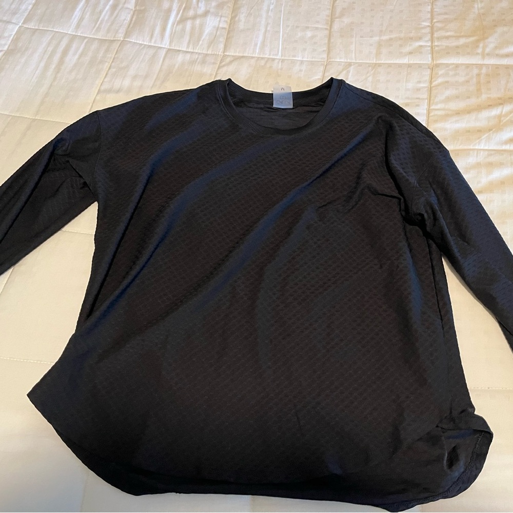 Womens Black calia  Long Sleeve Shirt